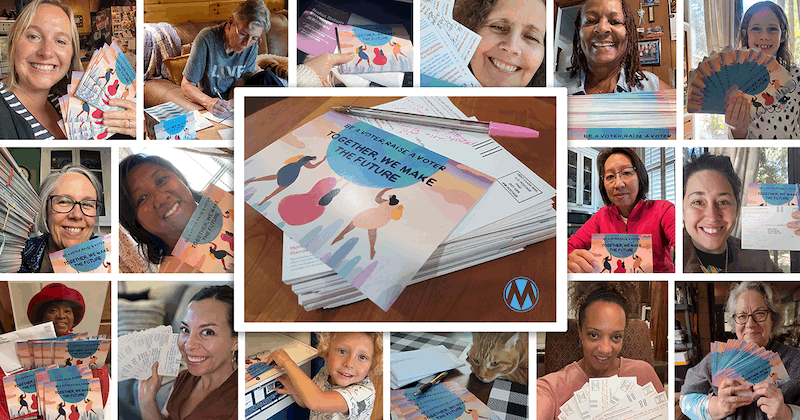 Write Postcards for MomsRising's 2024 Get out the Vote Campaign!